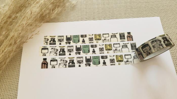 Washi Tape Flaschen